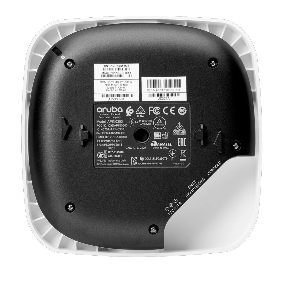 ARUBA APIN0303 DUAL BAND 2.4/5GHZ INDOOR AP | NSI Distribution ARUBA APIN0303 DUAL BAND 2.4/5GHZ INDOOR AP | NSI Distribution