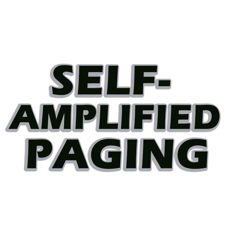 Self-Amplified Paging